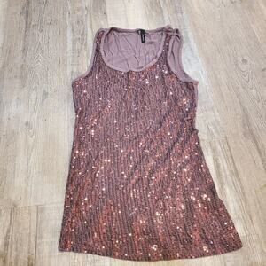 Maurices small womens sequined tank top